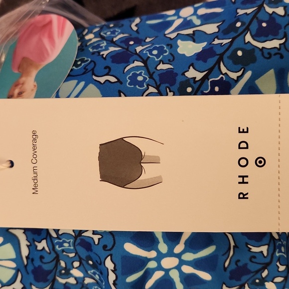 RHODE Zinnia plus size Floral Print One-Piece Swimsuit - Picture 6 of 6